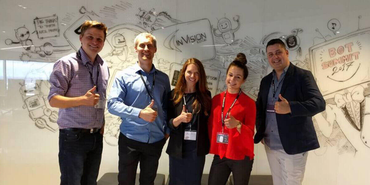 Synapora team at Bot Summit Winnipeg 2017