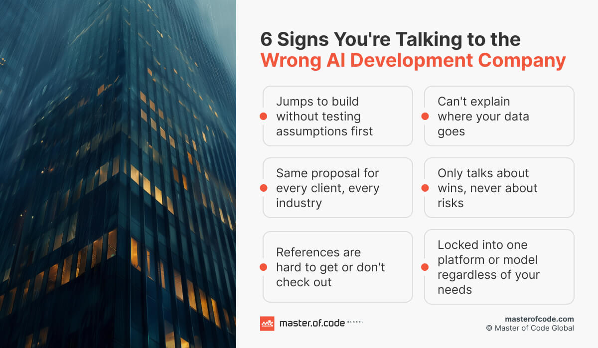 6 Signs You're Talking to the Wrong AI Development Company
